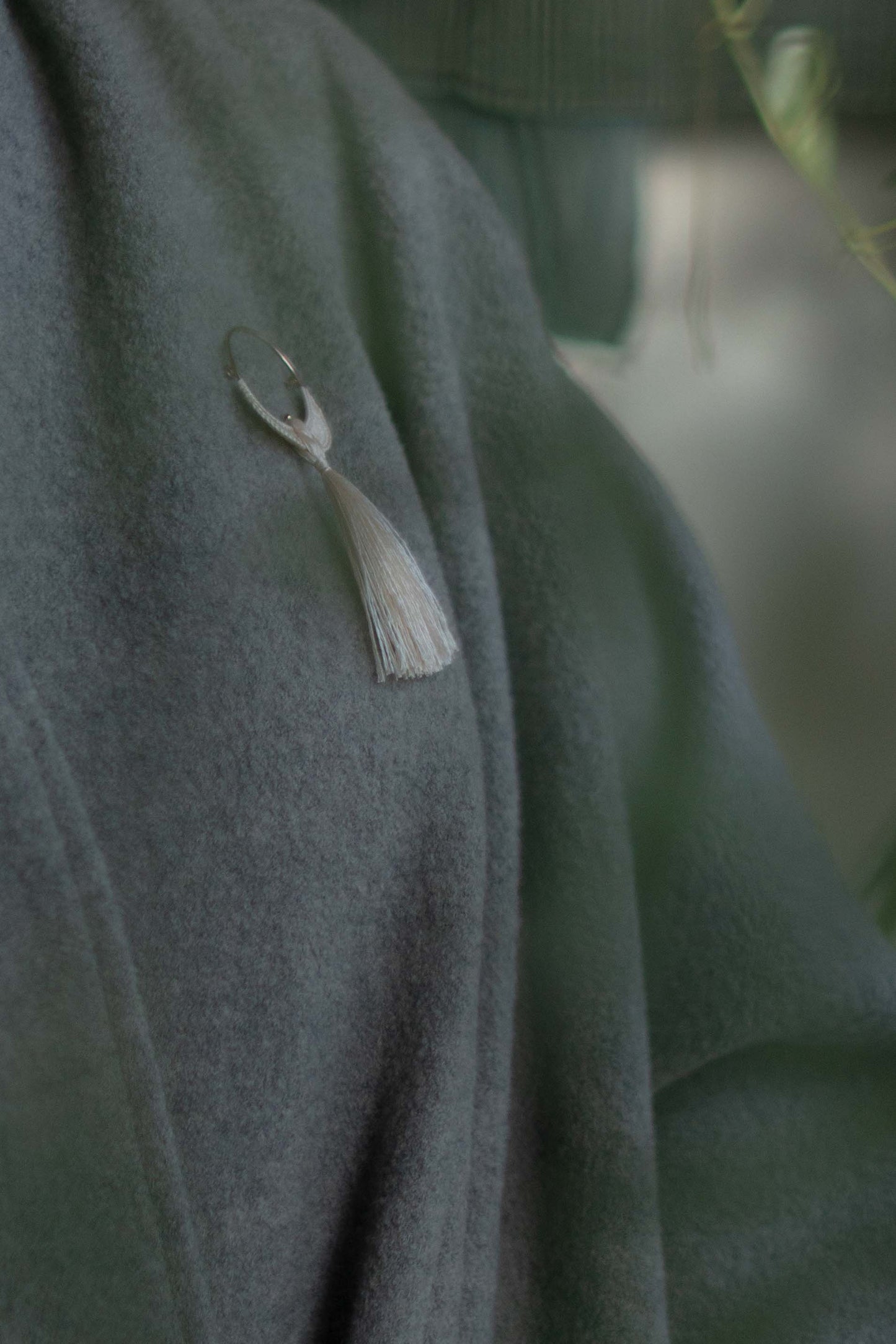 鳥のブローチ | 生成り